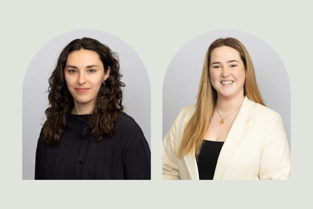 Océane Corbeil et Mégane Bolduc, nouvelles employées du CIVAS Montérégie