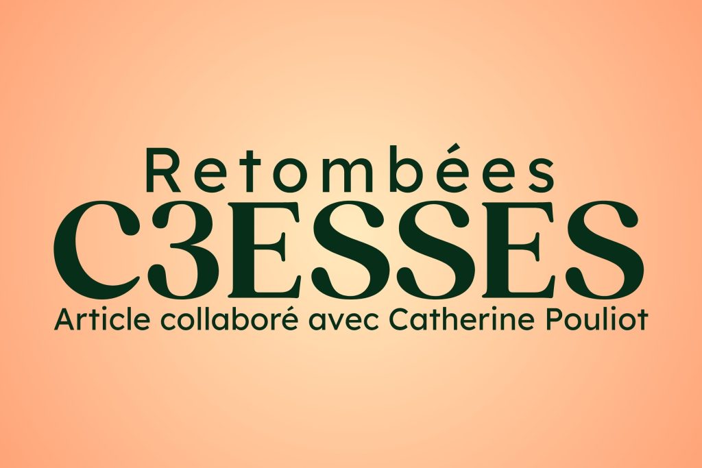 Retombées programme C3ESSES, un article collabore avec Catherine Pouliot
